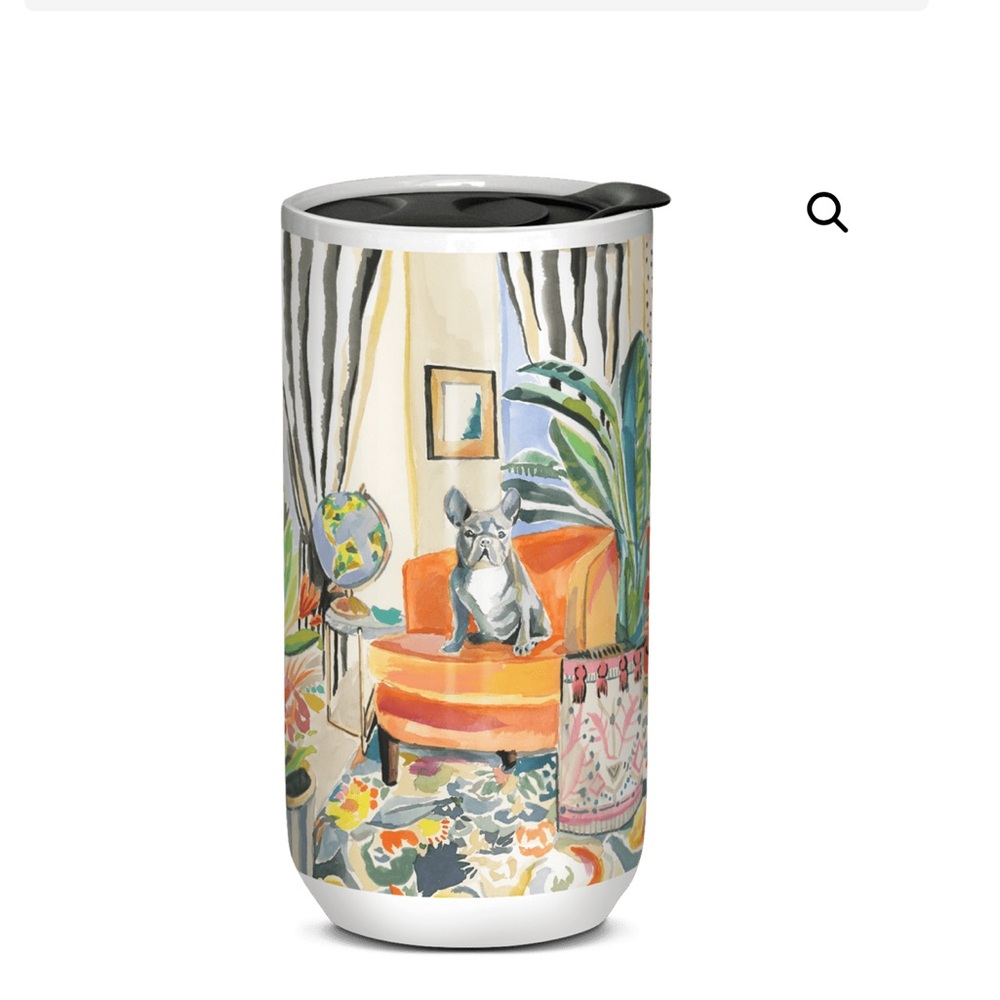 Punch studio  pets collection ceramic travel mug